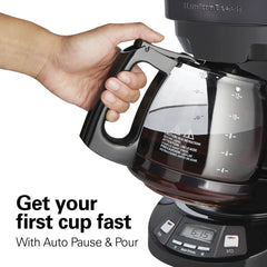 Black Stainless Coffee Maker