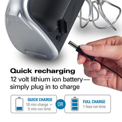 Hamilton Beach® Professional Cordless Hand Mixer with Infinite Speed Control