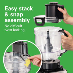 14 Cup Stack & Snap™ Duo Food Processor