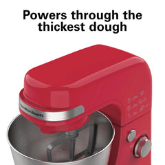 7 Speed Stand Mixer, 4 Quart Capacity, Red