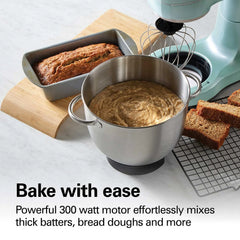 7 Speed Stand Mixer, 4 Quart, Aqua