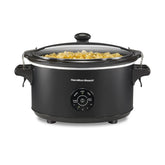 7 Quart Programmable Stay or Go® Slow Cooker, Black
