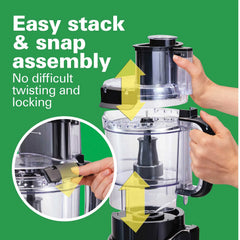 Recertified 12-Cup Stack & Snap™ Food Processor