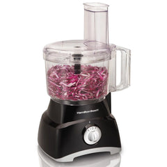 8-Cup Food Processor with Compact Storage, 2 Speeds,