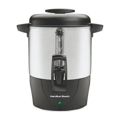 40 Cup Coffee Urn, Black & Stainless