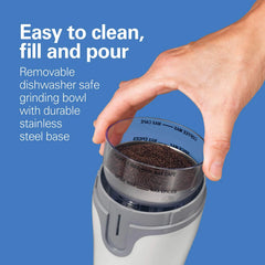 Fresh Grind™ Coffee Grinder, White