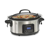Programmable Stay or Go® 6 Qt. Slow Cooker, Stainless Steel