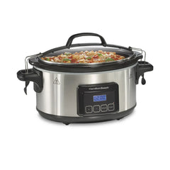 Programmable Stay or Go® 6 Qt. Slow Cooker, Stainless Steel