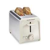 Contemporary 2 Slice Toaster, Sandstone