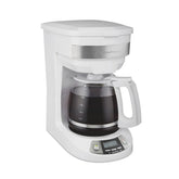 Programmable Coffee Maker, White