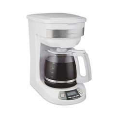 Programmable Coffee Maker, White