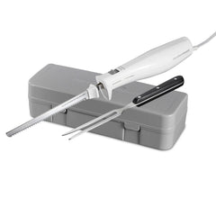 Electric Knife Set with Fork and Case