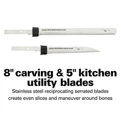 Electric Knife Set with Storage Case