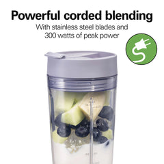 Personal Blender with Leak-Proof Travel Lid, Light Purple