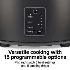 5 Quart Easy Serve Programmable Slow Cooker