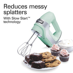 Hamilton Beach® Professional Hand Mixer 5 Speed, Mint