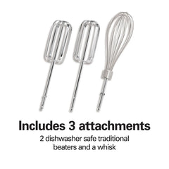 Hand Mixer with Snap-On Case