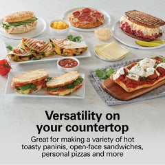 Panini Press & Gourmet Sandwich Maker, Red