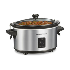 Programmable Stay or Go® Slow Cooker, Silver