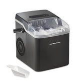 Countertop Bullet Ice Maker with Easy-Carry Handle, Black