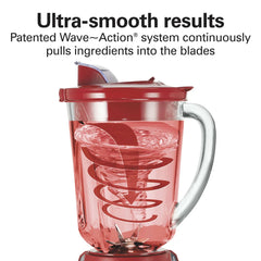 Wave~Action® Quiet Blender, Red