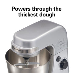 7 Speed Stand Mixer, 4 Quart, Silver