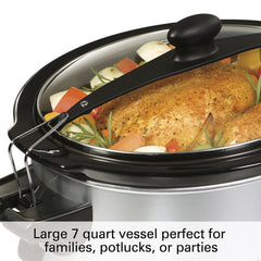 Stay or Go® Programmable 7 Qt. Slow Cooker with Party Dipper