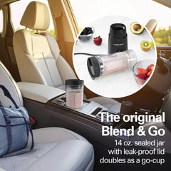 Personal Blender with Leak-Proof Travel Lid, Black