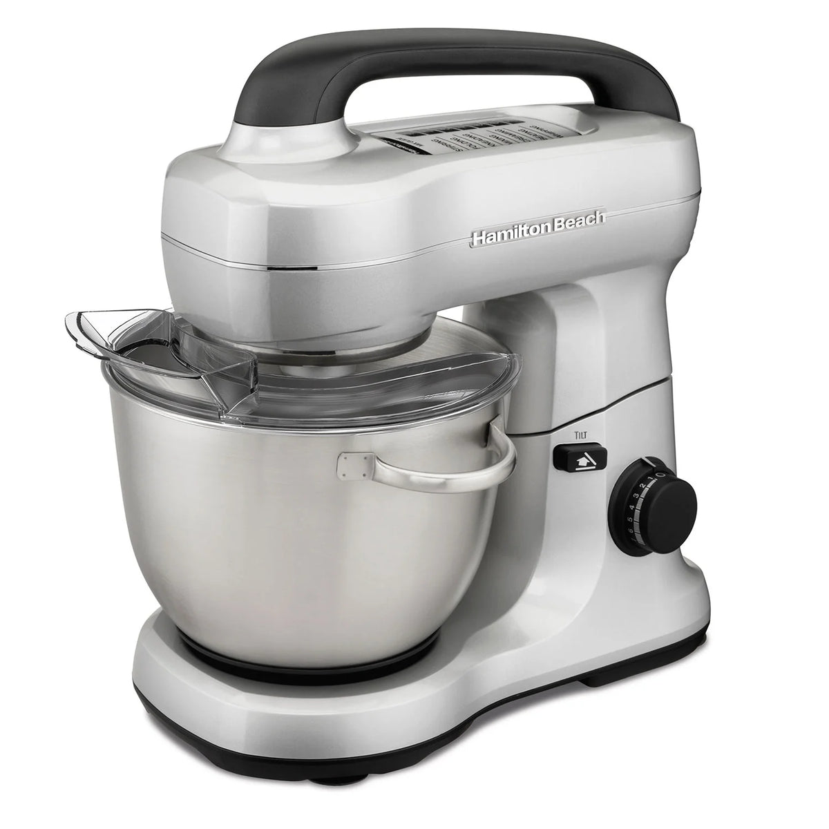 7 Speed Stand Mixer, 4 Quart, Silver