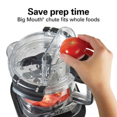 10-Cup Stack & Snap™ Food Processor with Bowl Scraper, Black