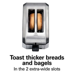 2 Slice Toaster with Extra-Wide Slots