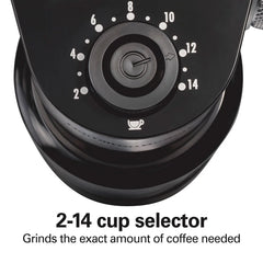 2-14 Cup Burr Coffee Grinder with 18 Grind Settings