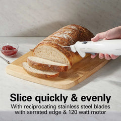 Electric Knife Set with Fork and Case