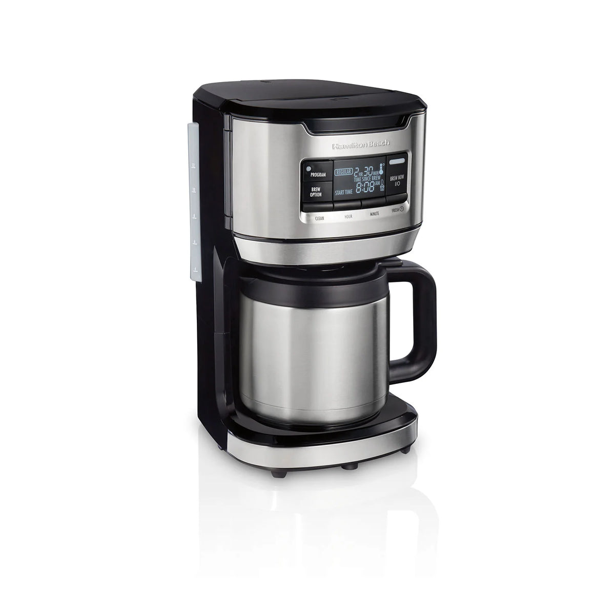 Front-Fill® 12 Cup Programmable Coffee Maker with Thermal Carafe Stainless Steel Accents