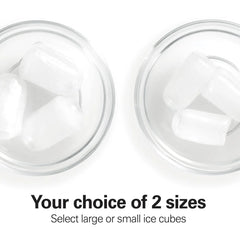 Countertop Bullet Ice Maker with Easy-Carry Handle, Black