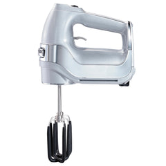 Hamilton Beach® Professional 7 Speed Hand Mixer with Snap-On Case Chrome and Silver