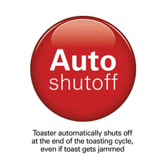 2 Slice Toaster with Extra-Wide Slots, White