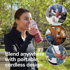 Blend Now™ Portable Cordless Blender, Rose
