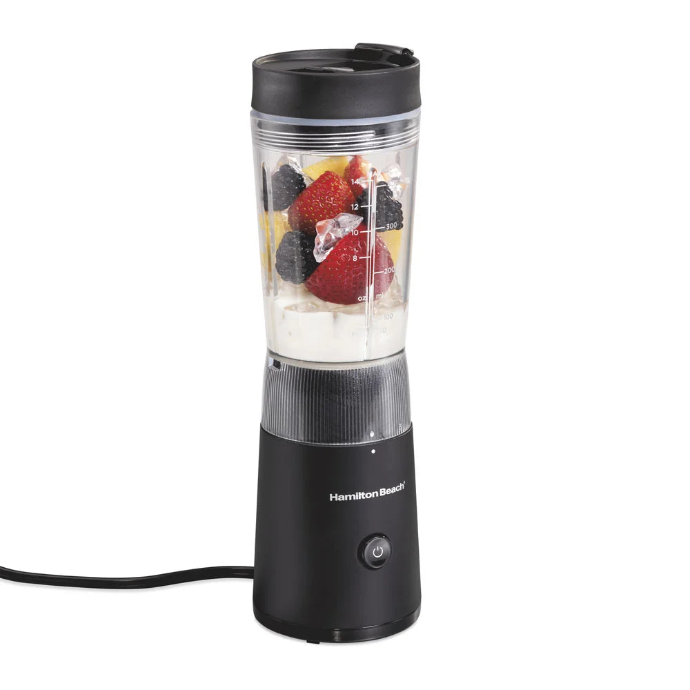 Personal Blender with Leak-Proof Travel Lid, Black