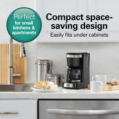 FrontFill™ Mini Brew 5 Cup Switch Coffee Maker