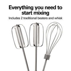 6 Speed Hand Mixer with Storage Clip