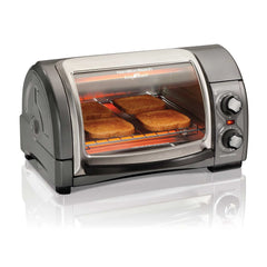 Easy Reach® 4 Slice Toaster Oven with Roll-Top Door
