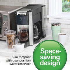 Recertified FlexBrew® Advanced 5-in-1 Coffee Maker, Removable Dual-Position, Black & Stainless