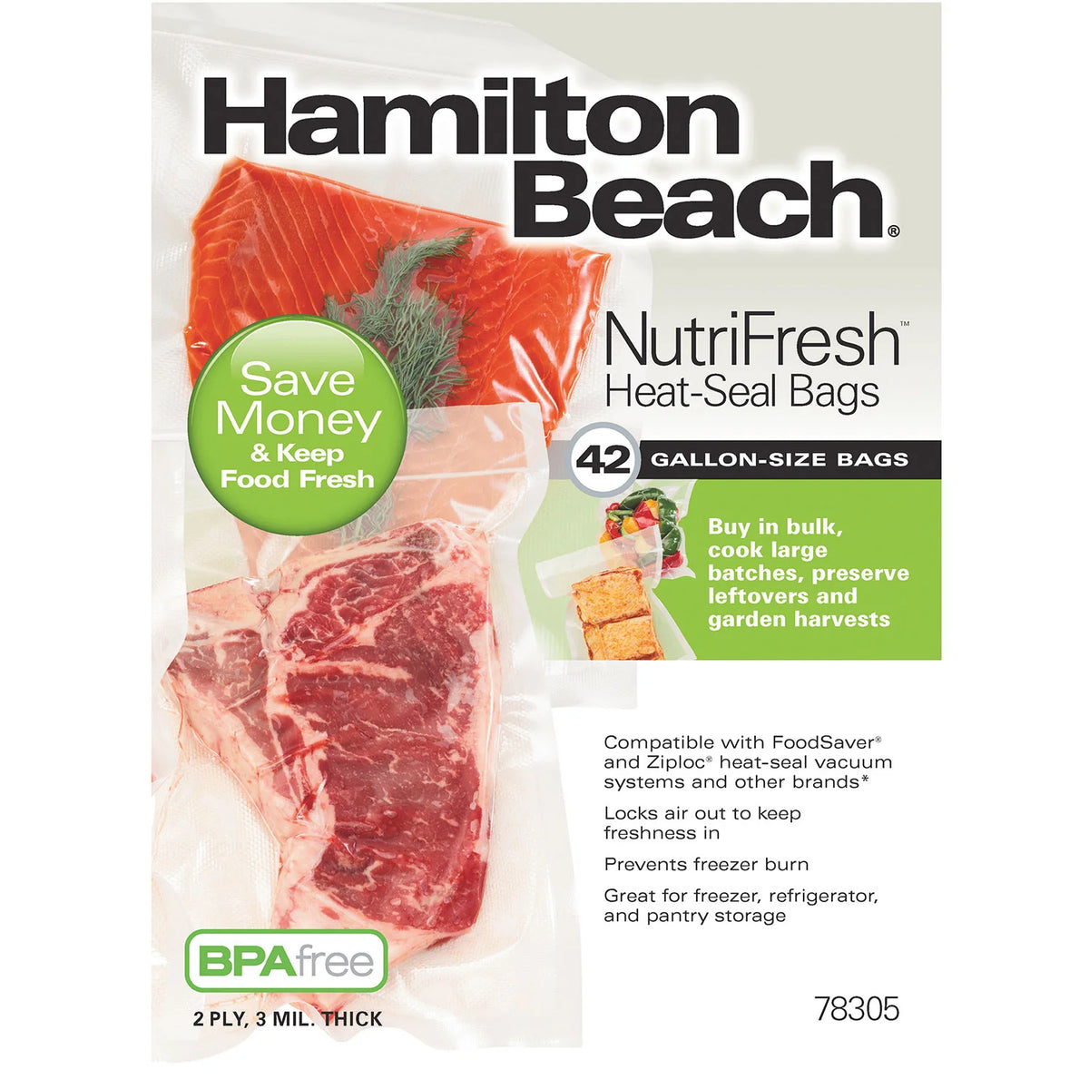 NutriFresh™ Vacuum Sealer Bags
