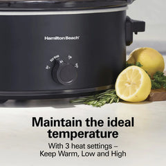6 Quart Double-Dish Slow Cooker
