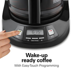 Black Stainless Coffee Maker