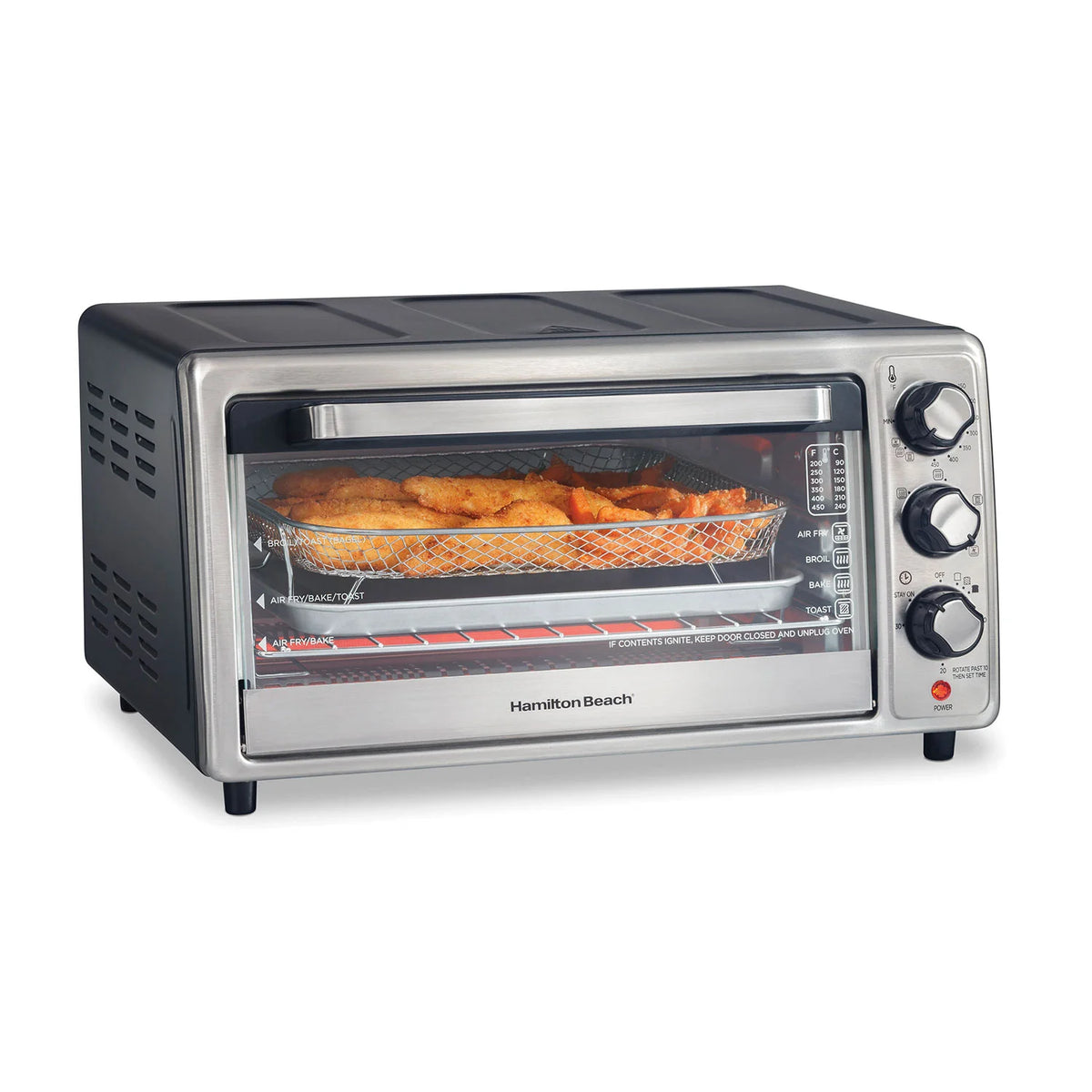 Recertified Sure-Crisp® Air Fryer Countertop Toaster Oven, Stainless Steel