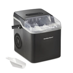 Countertop Bullet Ice Maker with Easy-Carry Handle, Black
