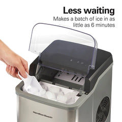 Countertop Bullet Ice Maker, Stainless Steel