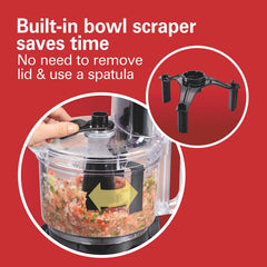 8-Cup Food Processor/Chopper with Bowl Scraper